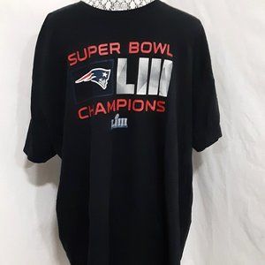 Fanatics New England Patriots Super Bowl Champions LIII Size 3X Team Roster 2016